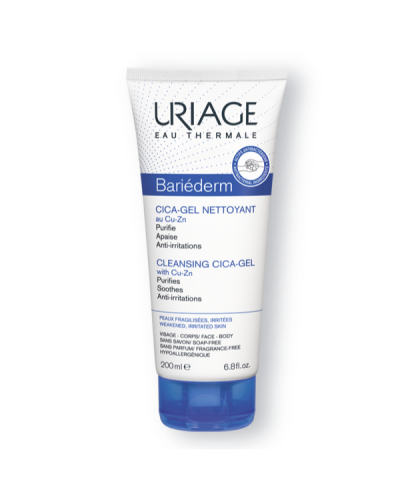 URIAGE BARIEDERM CLEANSING CICA -GEL WITH CU-ZN 200ML