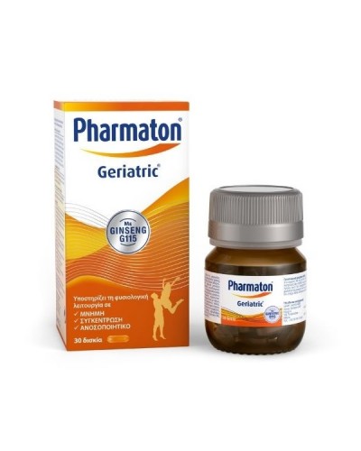 PHARMATON GERIATRIC ΜΕ GINSENG G115 30 ΔΙΣΚΙΑ