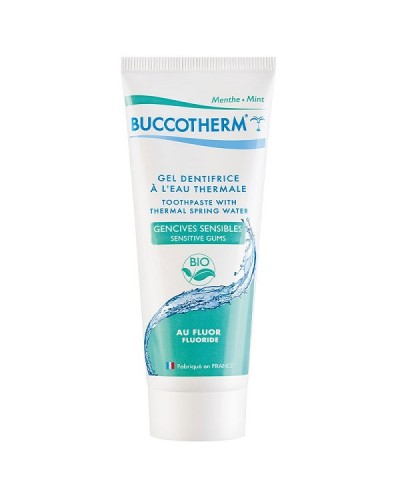 BUCCOTHERM SENSITIBE GUMS ORGANIC TOOTHPASTE WITH FLUORIDE 75ml