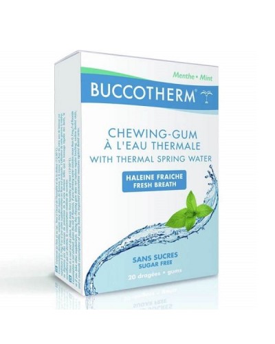 BUCCOTHERM SUGAR FREE CHEWING GUM 20τμχ