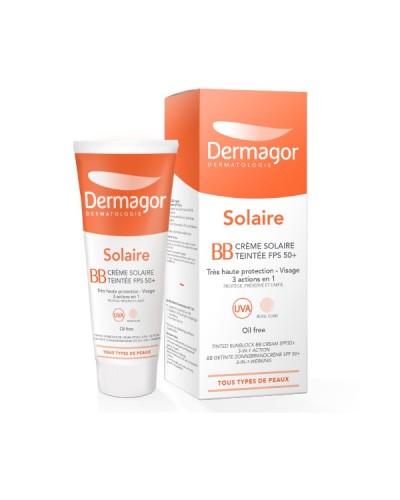 DERMAGOR SOLAIRE CREAM 50+SPF BB TEINTEE 40ML