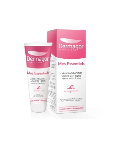 DERMAGOR MES ESSENTIELS CREME HYDRATANTE VISAGE 24H RICHE 40ML