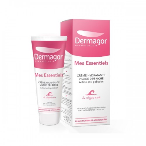 DERMAGOR MES ESSENTIELS CREME HYDRATANTE VISAGE 24H RICHE 40ML