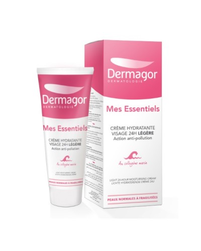 DERMAGOR MES ESSENTIELS CRÈME HYDRATANTE VISAGE 24H LEGERE 40ML