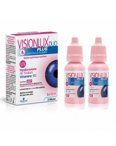 VISIONLUX PLUS DUO EYE DROPS 0,3% 2x10ML