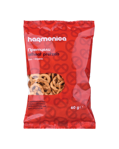 HARMONICA PRETZELS ΣΙΤΟΥ BIO 60GR