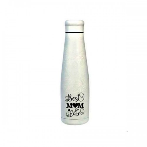 WELL STAINLESS STEEL BOTTLE 550ml WHITE ICE "BEST MUM EVER"