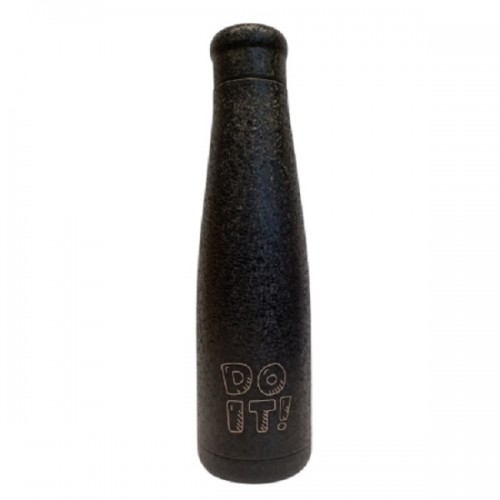 WELL STAINLESS STEEL BOTTLE 550ml BLACK ICE "DO IT"