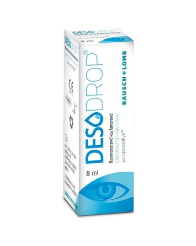 BAUSCH + LOMB DESODROP EYE DROPS 8ML