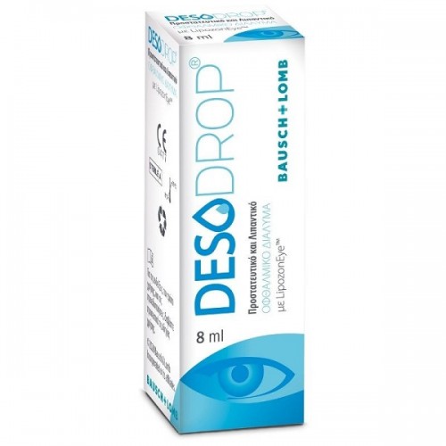 BAUSCH + LOMB DESODROP EYE DROPS 8ML