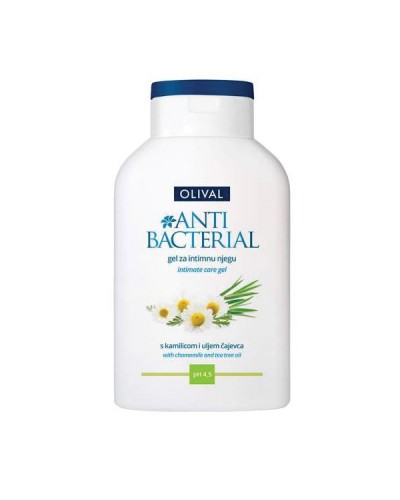 OLIVAL ANTIBACTERIAL INTIMATE CARE GEL WITH TEA TREE & CHAMOMILE 250ML