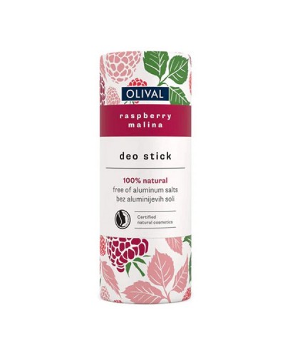OLIVAL 100% NATURAL DEODORANT STICK RASBERRY 40G