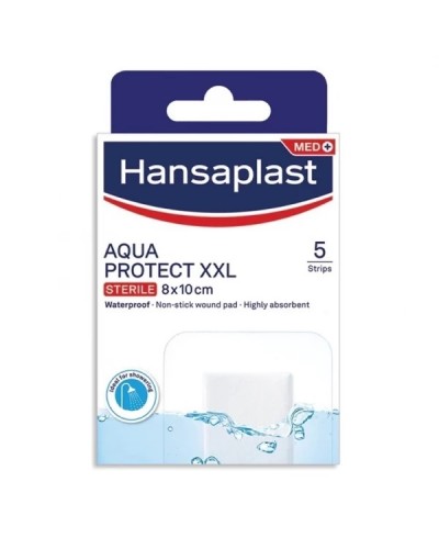 HANSAPLAST AQUA PROTECT XXL 8X10CM 5 STRIPS