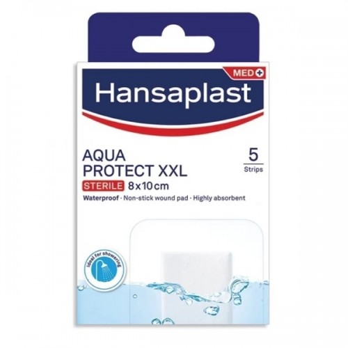 HANSAPLAST AQUA PROTECT XXL 8X10CM 5 STRIPS