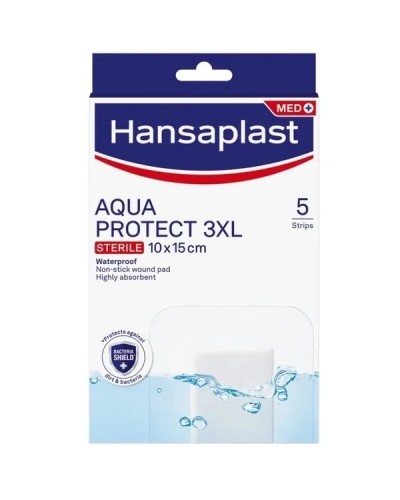 HANSAPLAST AQUA PROTECT 3XL 10X15CM 5 STRIPS