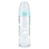 NUK CLASSIC ΜΠΙΜΠΕΡΟ ΓΥΑΛΙΝΟ ΣΙΛΙΚΟΝΗΣ 0-6 ΜΗΝΩΝ 240ML