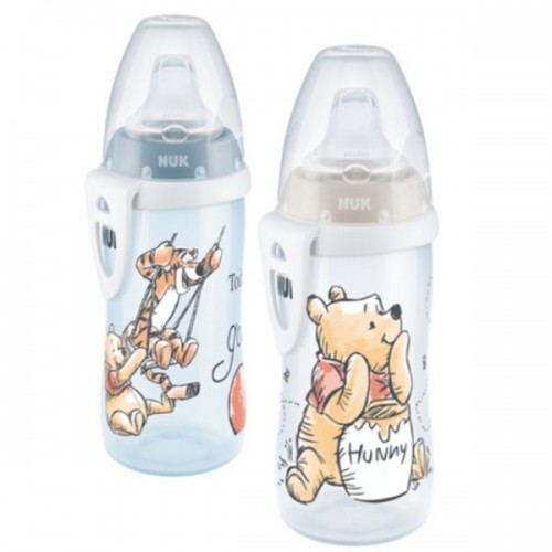 NUK ΠΑΓΟΥΡΑΚΙ ACTIVE CUP DISNEY WINNIE THE POOH ΜΕ ΡΥΓΧΟΣ ΣΙΛΙΚΟΝΗΣ (12+ ΜΗΝΩΝ) 300ML