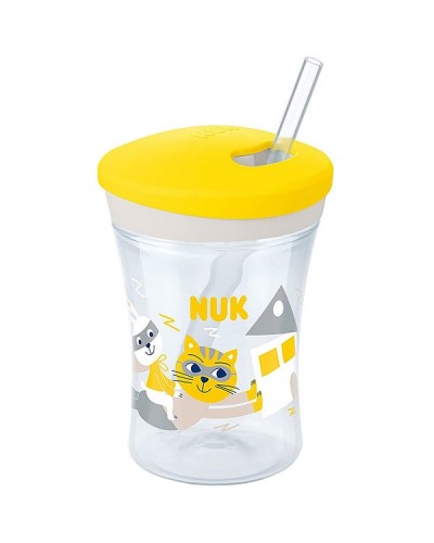 NUK EVOLUTION ACTION CUP ΜΕ ΚΑΛΑΜΑΚΙ 230ML