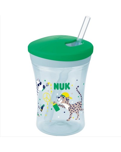 NUK EVOLUTION ACTION CUP ΜΕ ΚΑΛΑΜΑΚΙ 230ML