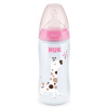 NUK FIRST CHOICE PLUS ΜΠΙΜΠΕΡΟ ΜΕ ΔΕΙΚΤΗ ΕΛΕΓΧΟΥ ΘΕΡΜΟΚΡΑΣΙΑΣ & ΘΗΛΗ ΣΙΛΙΚΟΝΗΣ 6-18 ΜΗΝΩΝ 360ML