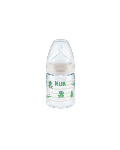 NUK FIRST CHOICE TEMPERATURE CONTROL ΜΠΙΜΠΕΡΟ ΜΕ ΔΕΙΚΤΗ ΕΛΕΓΧΟΥ ΘΕΡΜΟΚΡΑΣΙΑΣ & ΘΗΛΗ ΣΙΛΙΚΟΝΗΣ, 150ML 0-6 ΜΗΝΩΝ 1ΤΜΧ