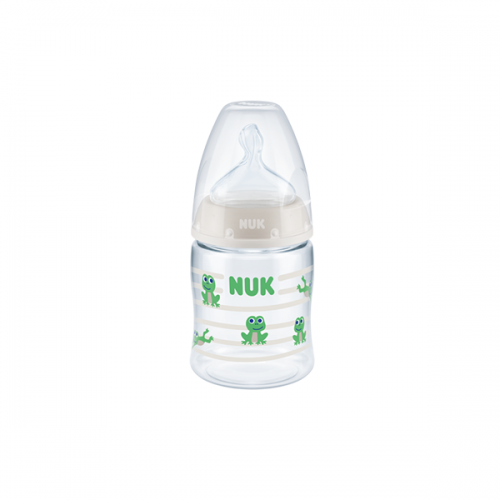 NUK FIRST CHOICE TEMPERATURE CONTROL ΜΠΙΜΠΕΡΟ ΜΕ ΔΕΙΚΤΗ ΕΛΕΓΧΟΥ ΘΕΡΜΟΚΡΑΣΙΑΣ & ΘΗΛΗ ΣΙΛΙΚΟΝΗΣ, 150ML 0-6 ΜΗΝΩΝ 1ΤΜΧ