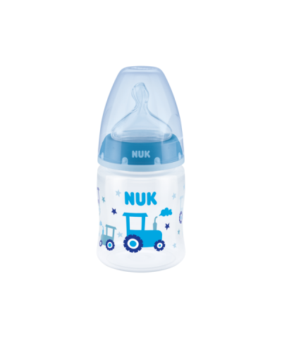 NUK FIRST CHOICE TEMPERATURE CONTROL ΜΠΙΜΠΕΡΟ ΜΕ ΔΕΙΚΤΗ ΕΛΕΓΧΟΥ ΘΕΡΜΟΚΡΑΣΙΑΣ & ΘΗΛΗ ΣΙΛΙΚΟΝΗΣ, 150ML 0-6 ΜΗΝΩΝ 1ΤΜΧ