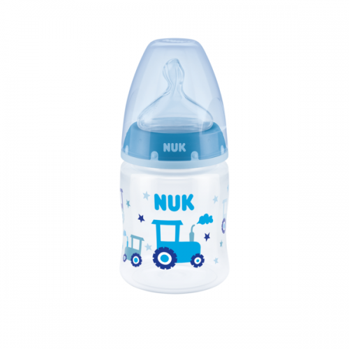 NUK FIRST CHOICE TEMPERATURE CONTROL ΜΠΙΜΠΕΡΟ ΜΕ ΔΕΙΚΤΗ ΕΛΕΓΧΟΥ ΘΕΡΜΟΚΡΑΣΙΑΣ & ΘΗΛΗ ΣΙΛΙΚΟΝΗΣ, 150ML 0-6 ΜΗΝΩΝ 1ΤΜΧ