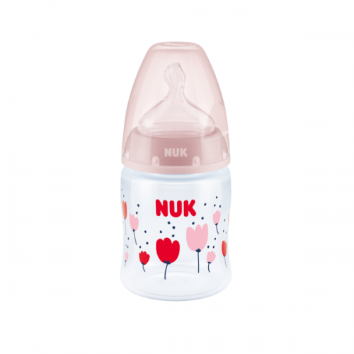 NUK FIRST CHOICE TEMPERATURE CONTROL ΜΠΙΜΠΕΡΟ ΜΕ ΔΕΙΚΤΗ ΕΛΕΓΧΟΥ ΘΕΡΜΟΚΡΑΣΙΑΣ & ΘΗΛΗ ΣΙΛΙΚΟΝΗΣ, 150ML 0-6 ΜΗΝΩΝ 1ΤΜΧ