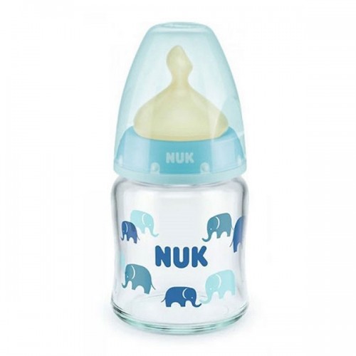 NUK FIRST CHOICE PLUS ΜΠΙΜΠΕΡΟ ΓΥΑΛΙΝΟ ΜΕ ΘΗΛΗ ΛΑΤΕΞ & ΔΕΙΚΤΗ ΕΛΕΓΧΟΥ ΘΕΡΜΟΚΡΑΣΙΑΣ 0-6 ΜΗΝΩΝ ΣΕ ΔΙΑΦΟΡΑ ΧΡΩΜΑΤΑ 120ML