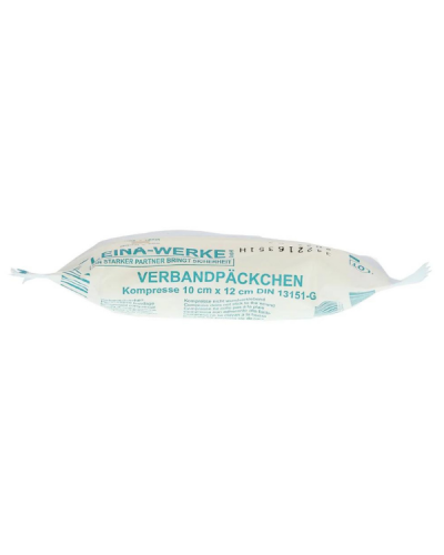 LEINA-WERKE VERBANDPACKCHEN ΑΙΜΟΣΤΑΤΙΚΟΣ ΕΠΙΔΕΣΜΟΣ ΠΙΕΣΤΙΚΟΣ LARGE 10cm x 12cm 1τμχ