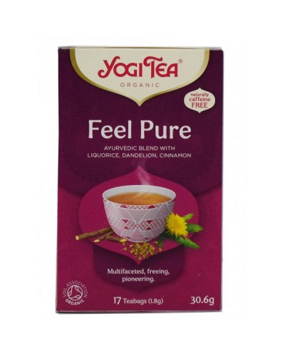 YOGI TEA FEEL PURE (DΕΤΟΧ) TEA ΒΙΟ 17 ΦΑΚΕΛΑΚΙΑ