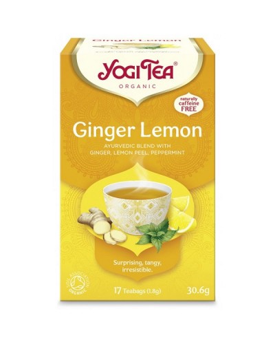 YOGI TEA GΙΝGΕR LΕΜΟΝ TEA ΒΙΟ 17 ΦΑΚΕΛΑΚΙΑ