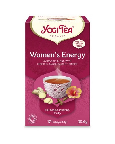 YOGI TEA WOMEN'S ENERGY TEA ΒΙΟ 17 ΦΑΚΕΛΑΚΙΑ