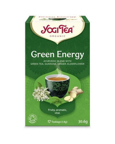 YOGI TEA GREEN ENERGY ΒΙΟ 17 ΦΑΚΕΛΑΚΙΑ