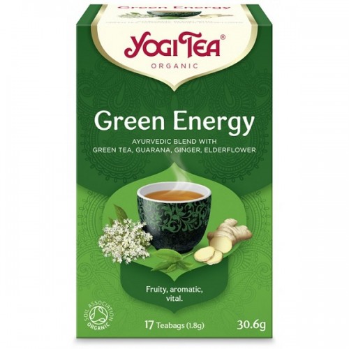 YOGI TEA GREEN ENERGY ΒΙΟ 17 ΦΑΚΕΛΑΚΙΑ