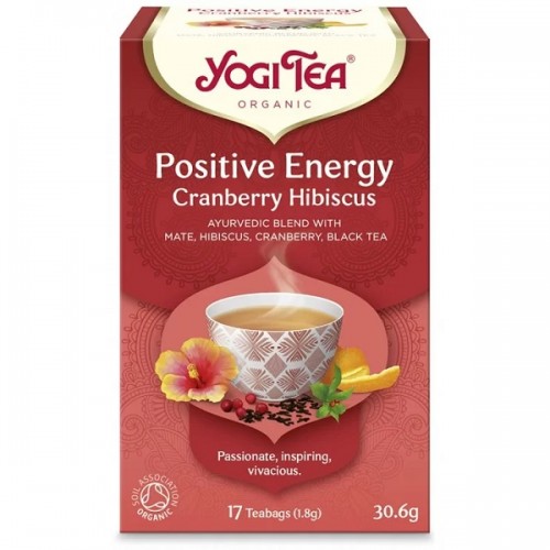 YOGI TEA CRANBERRY-HIBISCUS TEA ΒΙΟ 17 ΦΑΚΕΛΑΚΙΑ