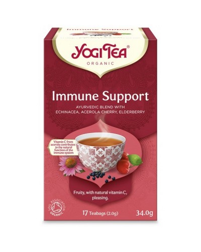 YOGI TEA IMMUNE SUPPORT TEA ΒΙΟ 17 ΦΑΚΕΛΑΚΙΑ