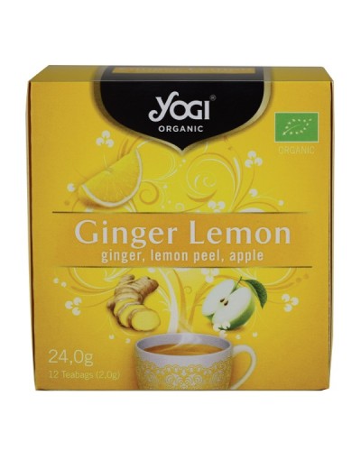 YOGI TEA GINGER LEMON 12 ΦΑΚΕΛΑΚΙΑ