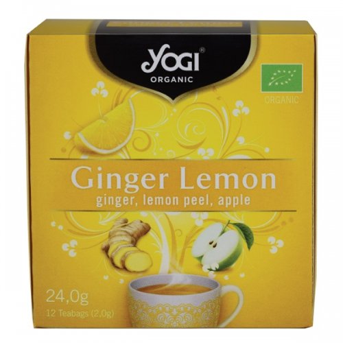 YOGI TEA GINGER LEMON 12 ΦΑΚΕΛΑΚΙΑ