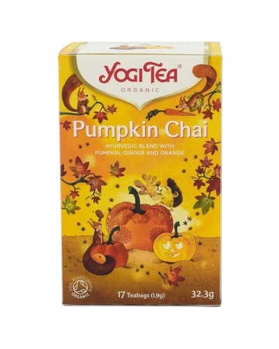 YOGI TEA PUMPKIN TEA ΒΙΟ 17 ΦΑΚΕΛΑΚΙΑ