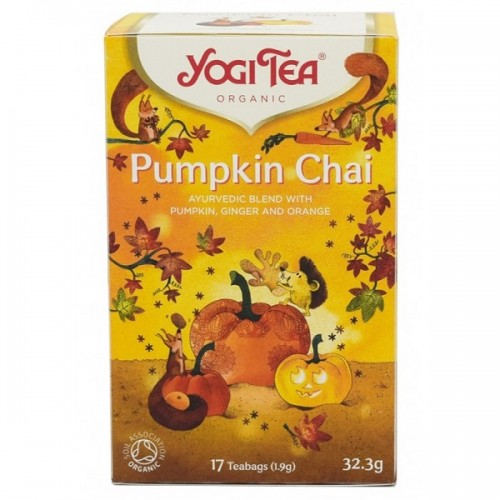 YOGI TEA PUMPKIN TEA ΒΙΟ 17 ΦΑΚΕΛΑΚΙΑ