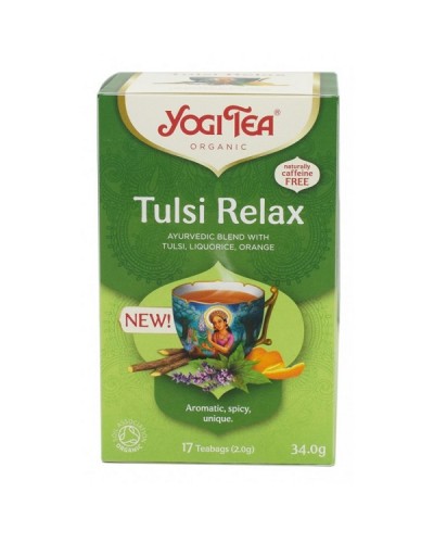 YOGI TEA TULSI RELAX TEA ΒΙΟ 17 ΦΑΚΕΛΑΚΙΑ