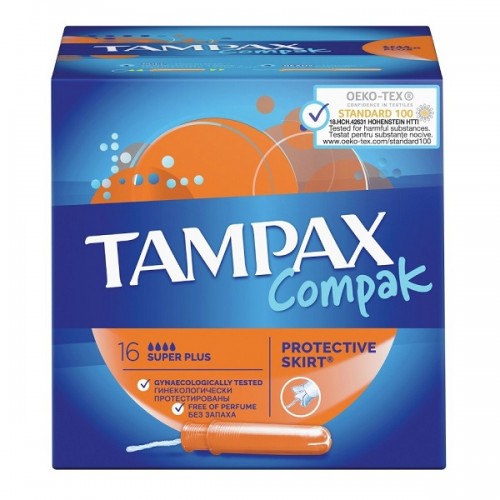 TAMPAX COMPAK SUPER PLUS 16ΤΜΧ