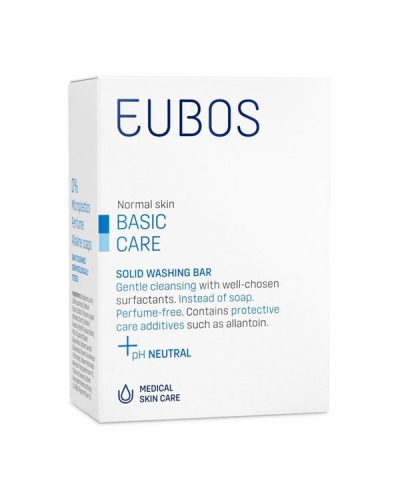EUBOS BASIC CARE SOLID WASHING BAR BLUE 125GR