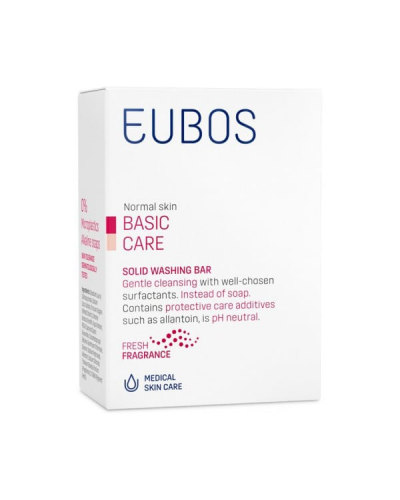 EUBOS BASIC CARE SOLID WASHING BAR RED 125GR