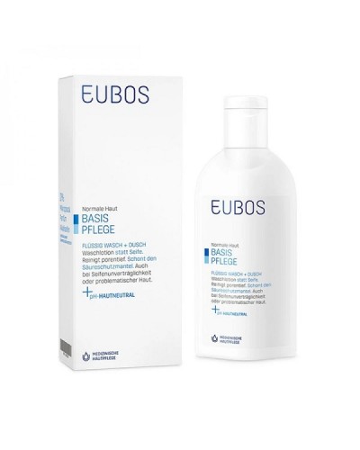 EUBOS BASIC CARE BLUE LIQUID WASHING EMULSION 200ML