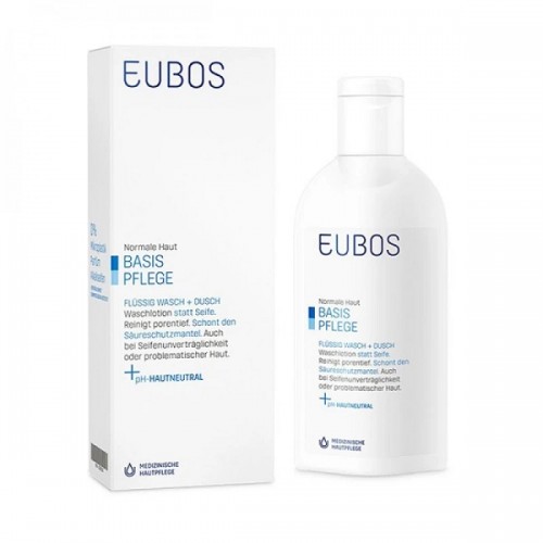 EUBOS BASIC CARE BLUE LIQUID WASHING EMULSION 200ML