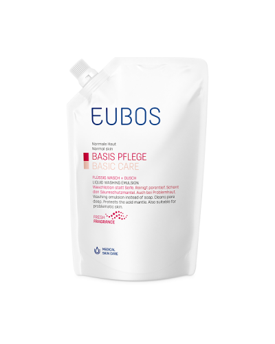 EUBOS BASIC CARE RED LIQUID WASHING EMULSION REFILL 400ML