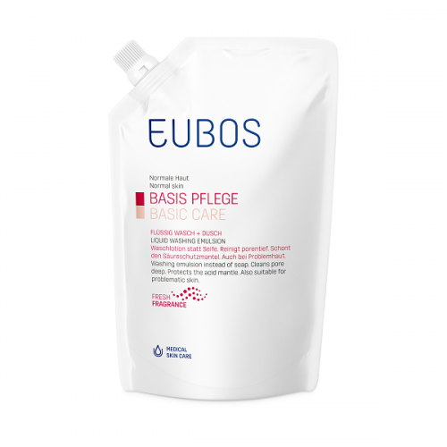 EUBOS BASIC CARE RED LIQUID WASHING EMULSION REFILL 400ML
